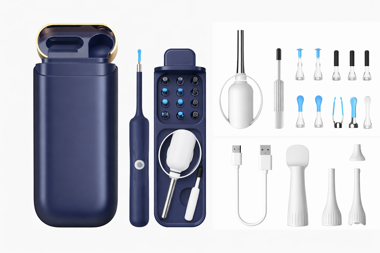 Earsight Plus D39R Ear Wax Removal Camera Otoscope, Visual Ear Cleaner Kit