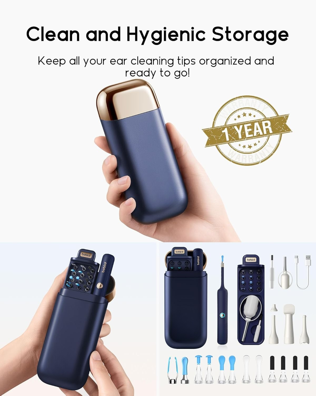 Earsight Plus D39R Ear Wax Removal Camera Otoscope, Visual Ear Cleaner Kit